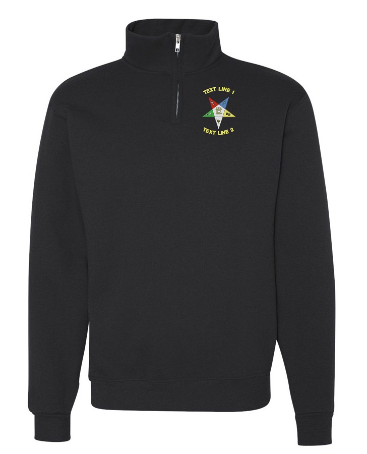 (image for) OES Eastern Star 1/4 Zip #797